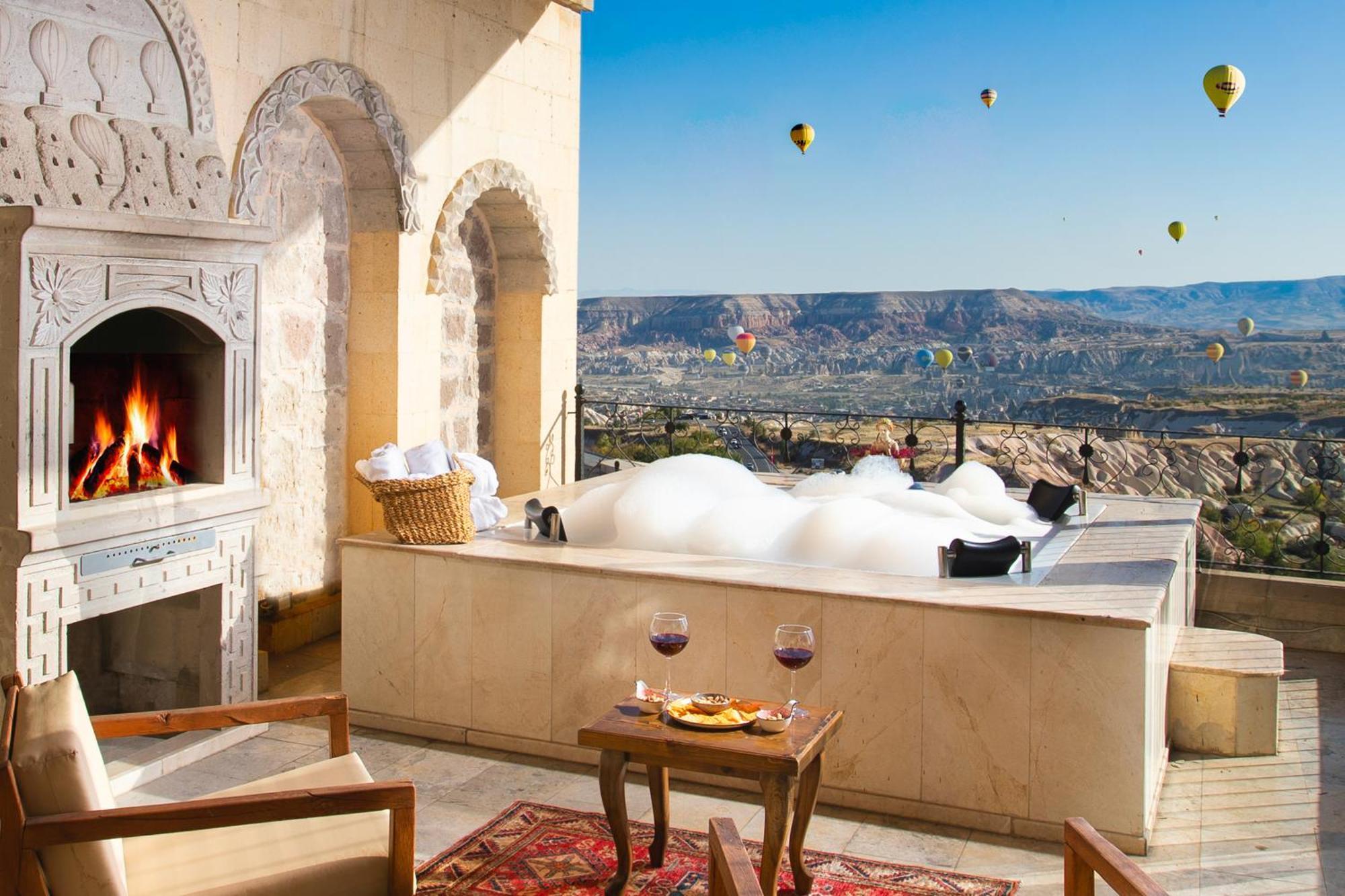 Simera In Cappadocia - Special Class - Best View Rooftop Uchisar Exterior photo